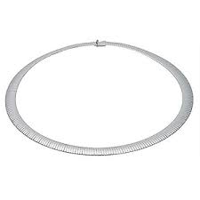 8mm Flexi Omega Necklace at JewelryVortex.com. Free Shipping ...