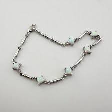 Princess Cut Lab Created Opal Bracelet with Diamond Accent | eBay