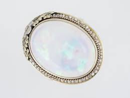 Antique Cocktail Ring Art Deco 20 ct Cabochon Cut Moonstone in 14k Yellow Gold – Filigree Jewelers