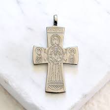 Orans Cross (Silver) - Gallery Byzantium