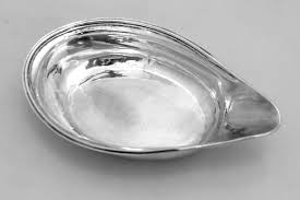 Pap Boat Thomas Wallis II 1807 London Sterling Silver Mono ...