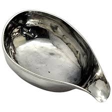 Similar Items to Antique English Sterling Silver Pap Boat