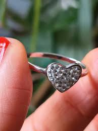 Agatha anillo plata corazón circonitas talla 56 nuevo Ring anello bague chic | eBay UK