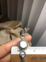 TAXCO 925 Sterling Silver White MOP Shell Hinged Bangle ...