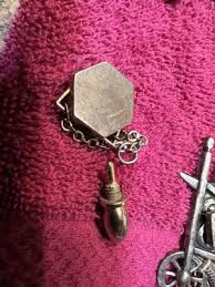 1928 Fold Open Locket & Necklace-Perfume pendent-Bogoff & Liss? Ear Clips, Etc | eBay