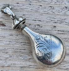 Vintage Sterling Silver Perfume Bottle Pendant – Hand ...