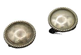 EDDIE CHEE NAVAJO 925 Silver Vintage Round Twist Border Drop Earrings EG7991 | eBay