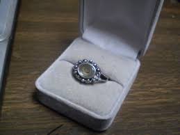 925 Sterling Silver Vintage Ladies Oval Abalone Marcasite Ring 3.9 grams | eBay