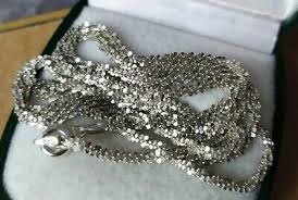 Vintage Silver Rope 925 ussr soviet star Chain Necklace ...
