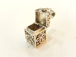 Vintage Sterling Silver Wish Prayer Box Pendant | eBay