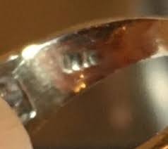 Vintage 8.2 grams solid 14k yellow gold ring With NATURAL ...