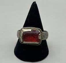 Ancient Ring with Glass Stone Roman Empire 27 BC-476 AD ...