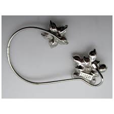 Vintage Signed Bogoff Crystal Rhinestone Ear Wraps 1950s. For Sale at Ruby Lane