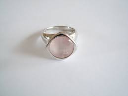 925 Sterling Silver Ring Pink Quartz BCI Bernhardt Conrad Sogni D´ Oro 0.2oz/ | eBay