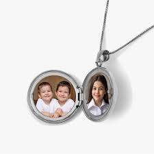 Sterling Silver Nautical Compass Round Photo Locket ...