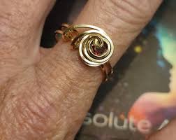 14k Gold Filled Garnet Ring - Etsy