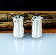 Vintage Sterling Silver Taxco Mexico Small Personal Salt and ...