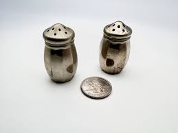 VTG Presto CCC Salt & Pepper Shakers Nickel Silver Made In USA | eBay