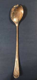 Sheffield England Silver Plate Flatware Salad Server Spork ...