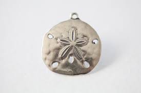Sterling Silver Sand Dollar Charms 01 - 925 Silver, Nautical ...