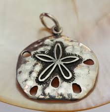 Sand Dollar Necklace, Sterling Silver Sand Dollar, 925 ...