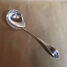 Antique 1848 Rogers Bros Twist Handle Oyster or Soup Ladle Olive Pattern No Mono | eBay