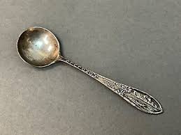 Vintage Kansas City, Mo. Post Office STERLING SILVER SOUVENIR MINI SALT SPOON | eBay