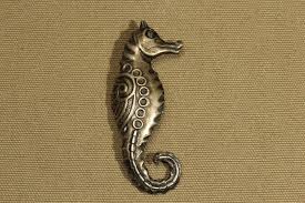 Vintage Sterling Silver Seahorse Brooch, Nautical Jewelry - Etsy