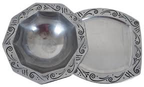 2 Lenox Hollowware Spyro Pattern Centerpiece Salad Bowl ...