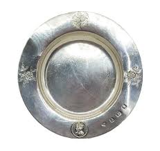 VTG SILVER PLATE SILENT BUTLER CRUMB CATCHER WOOD HANDLE HINGE LID FARMHOUSE UK | eBay