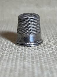 Vintage Sterling Silver Sewing Thimble Size 6 “So Easy ...