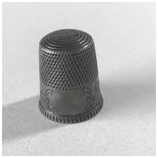 Waite, Thresher Co. Antique Sewing Thimble Sterling Silver ...