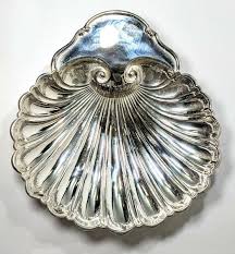 Clam shell sterling silver footed dish | eBay