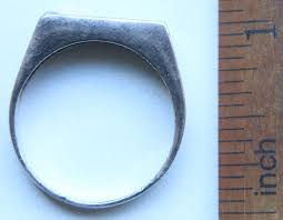 Sterling Silver 925 Ring With Ornament and Stones 4.63 gram ...