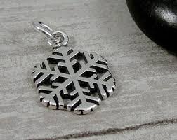 Snowflake Charm - Sterling Silver Snowflake Charm for ...
