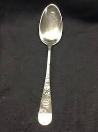 Antique 1882 Towle No, 43 Sterling Silver Bright Cut Large Serving Spoon | eBay