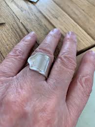Hand Made Sterling Silver Spoon Ring Sz 7 – J Menden Silver