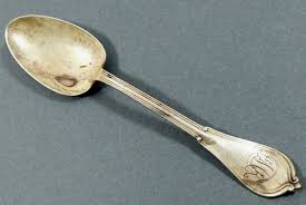 VTG Sterling Silver Hallmarked Lion Anchor Initials Monogram Tea Spoon | eBay