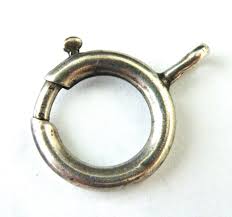 Antique Silver Spring Ring French Oversized Bolt Ring Spring Ring Destash - Etsy