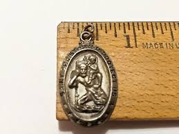 5 LOT RELIGIOUS CHARMS PENDANT GF CROSS & STERLING SILVER SAINT CHRISTOPHER | eBay