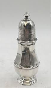 18th Century George I Silver Three-Piece Shaker/ Muffineer Set For Sale at 1stDibs | antique muffineer, muffineer shaker