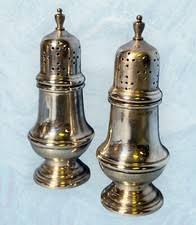 Colonial Antique US Sterling Silver Salt & Pepper Shakers for sale | eBay
