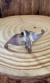 SEEING DOUBLE VINTAGE 70s Turquoise & Sterling Silver Ring ...