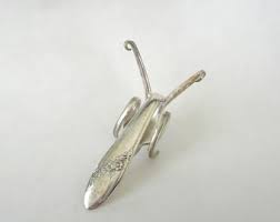 Vintage Silver Plate Lucky Cricket Fork, Vintage Upcycled ...