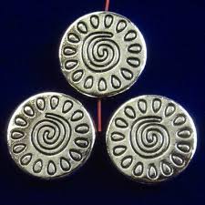 15Pcs Tibetan silver Round Pendant Bead 13x3mm FSH12194 | eBay