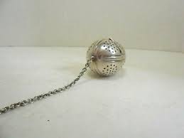 Vintage Tea Infuser / Strainer Alpacca Hoka German Silver Plated | eBay