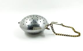 Antique Tea Strainer Antique Tea Ball Vintage Steel Metal ...