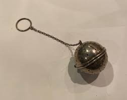 Sterling Silver Teaball Tea Strainer Vintage - Etsy