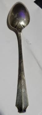 Whiting Sterling Silver 5.25" Spoon Pat. (WDRAGON) 16G Fine Beaded Edge | eBay