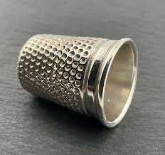 Antique Sterling Silver Thimble - Etsy